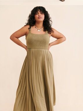 mare mare strapless cut-out hearts a-line midi dress Mare Mare Strapless Cutout Heart Anthropologie Dress